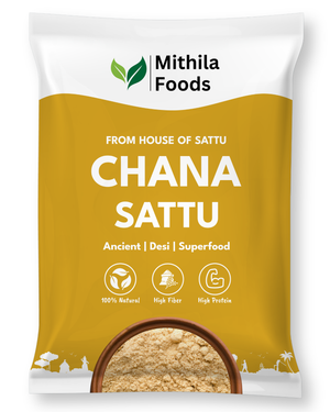 Authentic Chana Sattu | 100% Fresh Roasted Gram Channa Flour