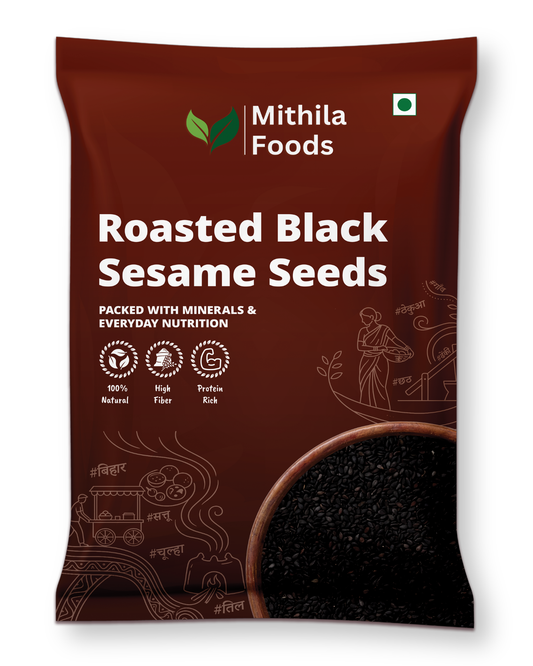 Roasted Black Sesame Seeds | Premium Kaala Til