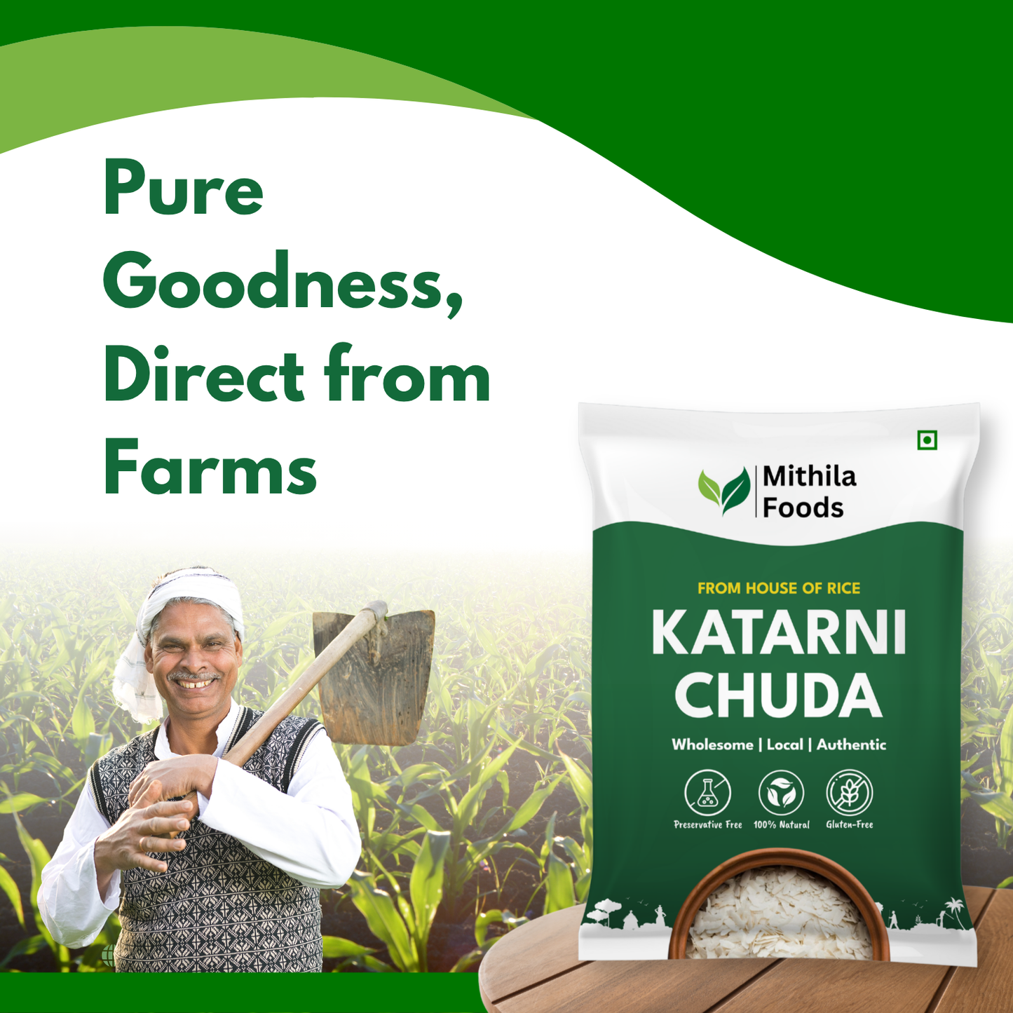 Bhagalpuri Katarni Chuda (Poha) | Freshly Packed, Rich in Aroma