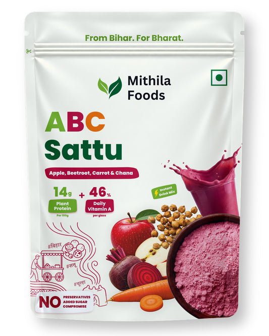 ABC Sattu | Apple Beetroot Carrot Sattu Powder | Protein + Detox + Skin Glow + Stamina