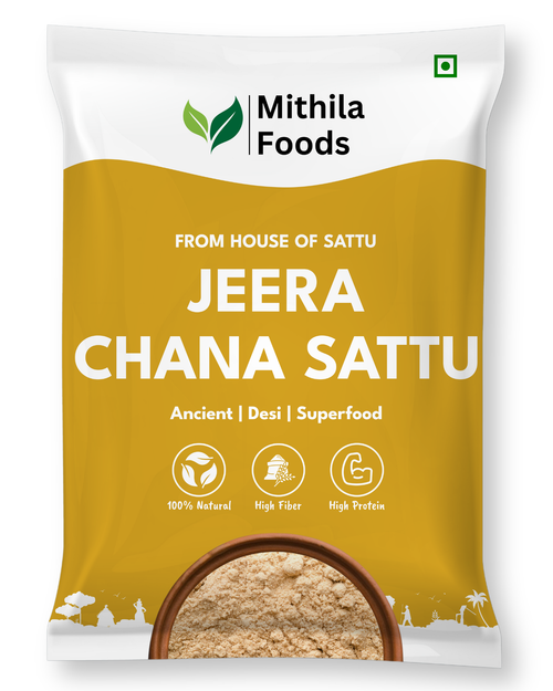 Authentic Jeera Chana Sattu | Roasted Gram Chana Flour with Powdered Cumin