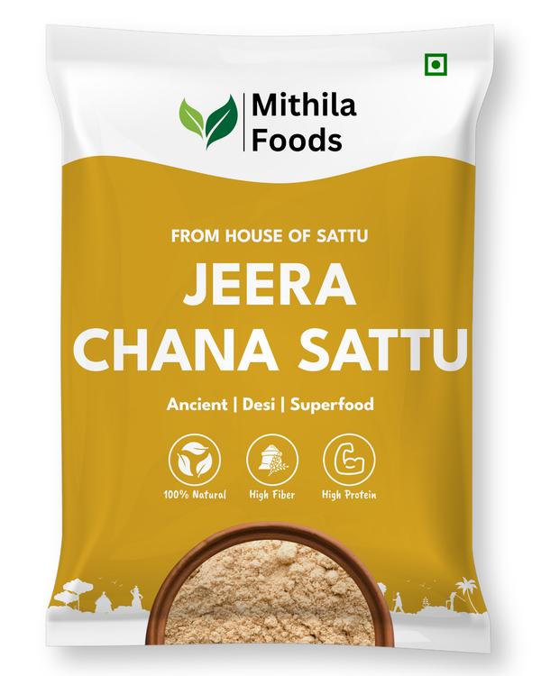 Authentic Jeera Chana Sattu | Roasted Gram Chana Flour with Powdered Cumin