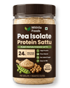 Pea Isolate Sattu 500g | 24g Protein Per Portion | Pea Protein Isolate + Sattu Blend
