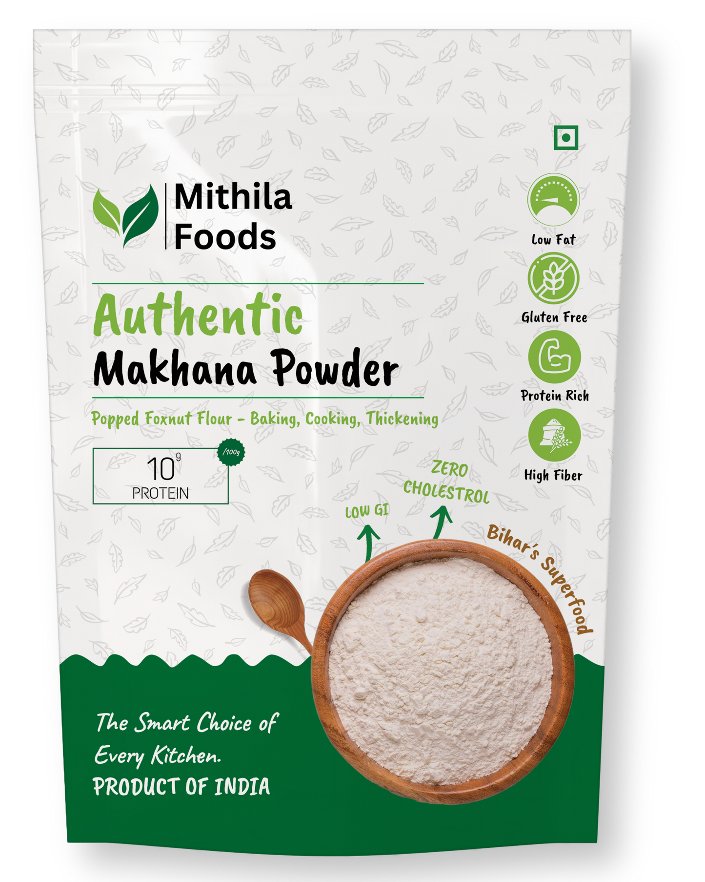 Makhana Powder Premium Raw Fox Nut Flour | High Protein Superfood