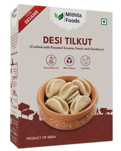 Desi Tilkut authentic Gaya style sesame sugar sweet