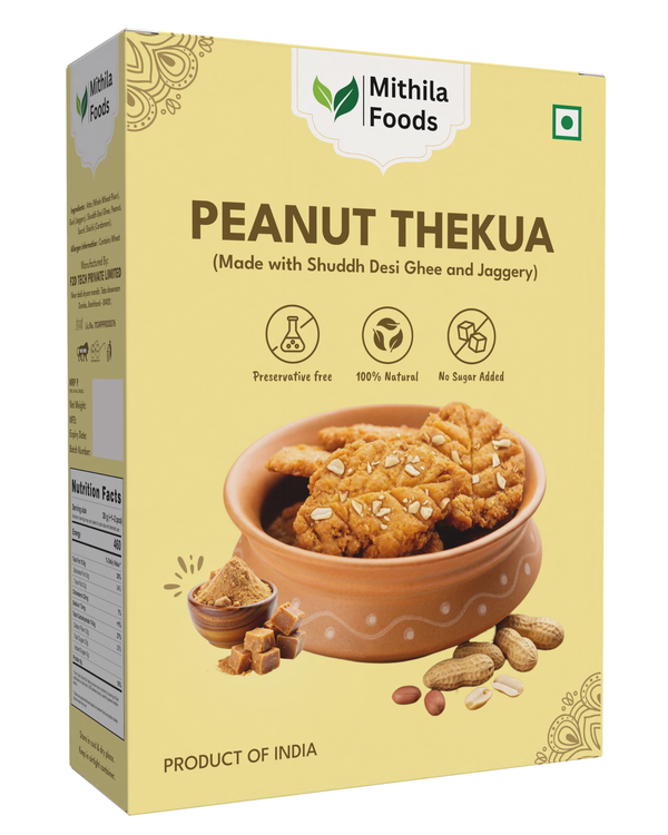 Authentic Peanut Thekua with Jaggery & Shuddh Desi Ghee
