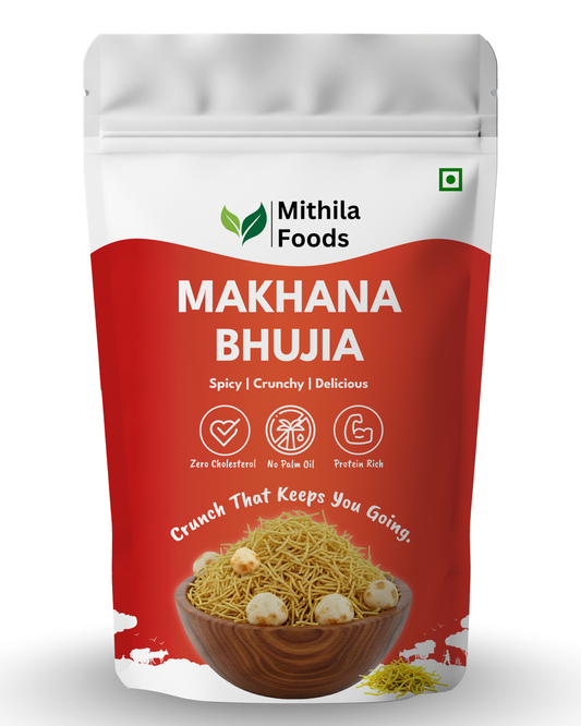 Makhana Bhujia | Crunchy Foxnut Base Bhujiya with Roasted Makhana Chunks