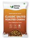 Roasted Chana Desi Chickpeas | Whole with Skin | High Protein SMART Snack