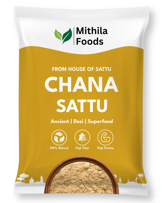 Authentic Chana Sattu | 100% Fresh Roasted Gram Channa Flour