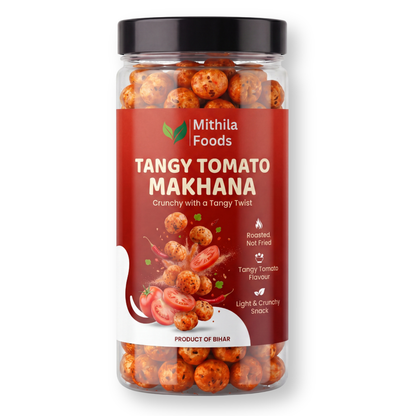 Tangy Tomato Makhana | Roasted Phool Makhana Foxnut Snack