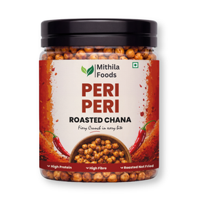 Peri Peri Roasted Desi Chana | Whole with Skin | High Protein SMART Snack