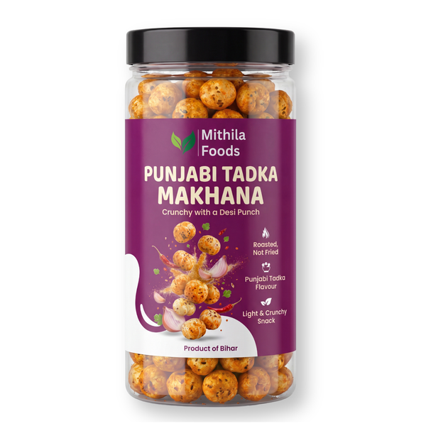 Punjabi Tadka Makhana | Roasted Phool Makhana Foxnut Snack