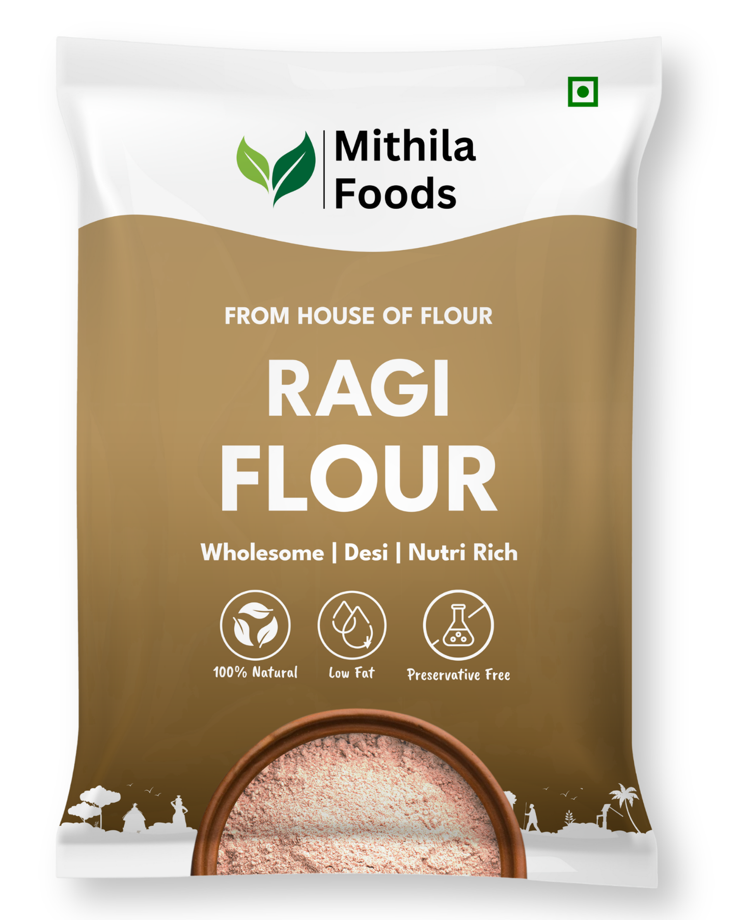 Ragi Atta | Finger Millet Flour | High Fibre & Protein | Soft Rotis