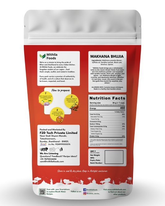 Makhana Bhujia | Crunchy Foxnut Base Bhujiya with Roasted Makhana Chunks