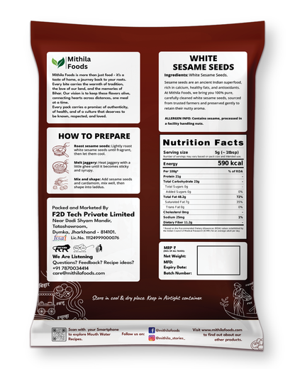 White Sesame Seeds | Premium Safed Til Superfood