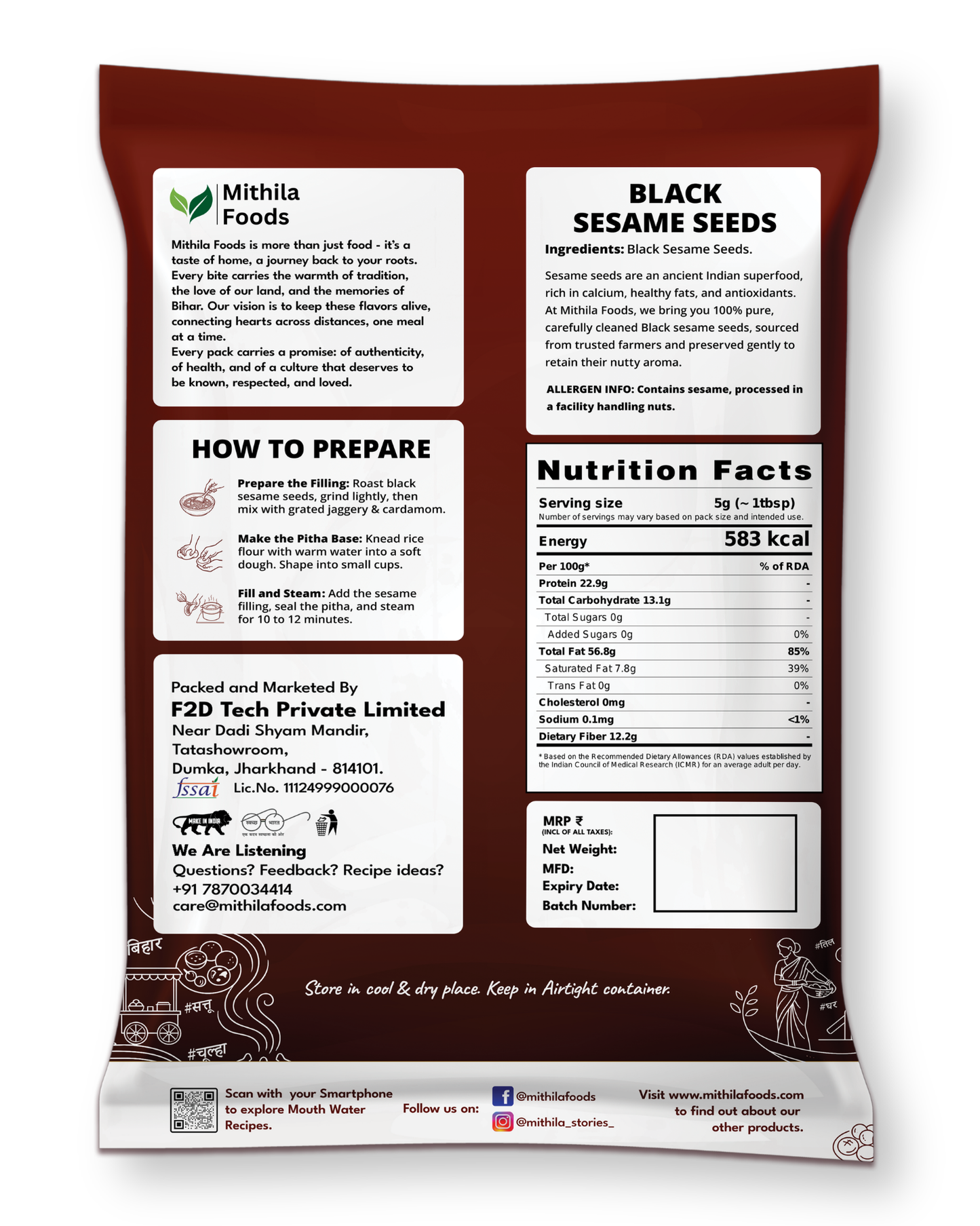 Black Sesame Seeds | Premium Kaala Til