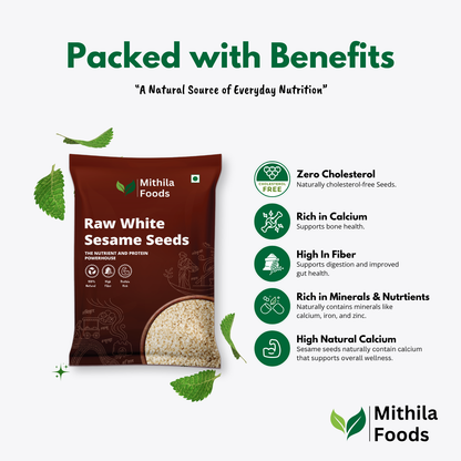 White Sesame Seeds | Premium Safed Til Superfood