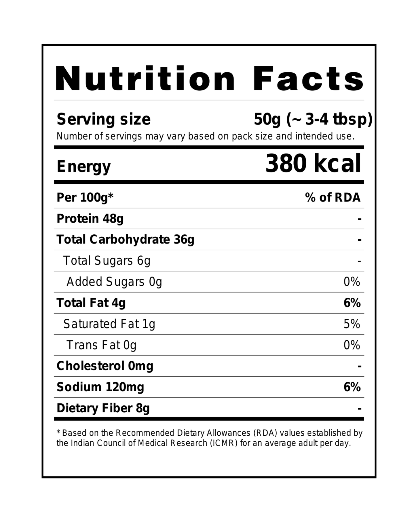 Pea Isolate Sattu 500g | 24g Protein Per Portion | Pea Protein Isolate + Sattu Blend
