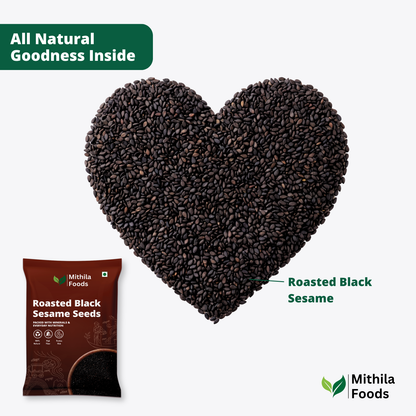 Roasted Black Sesame Seeds | Premium Kaala Til