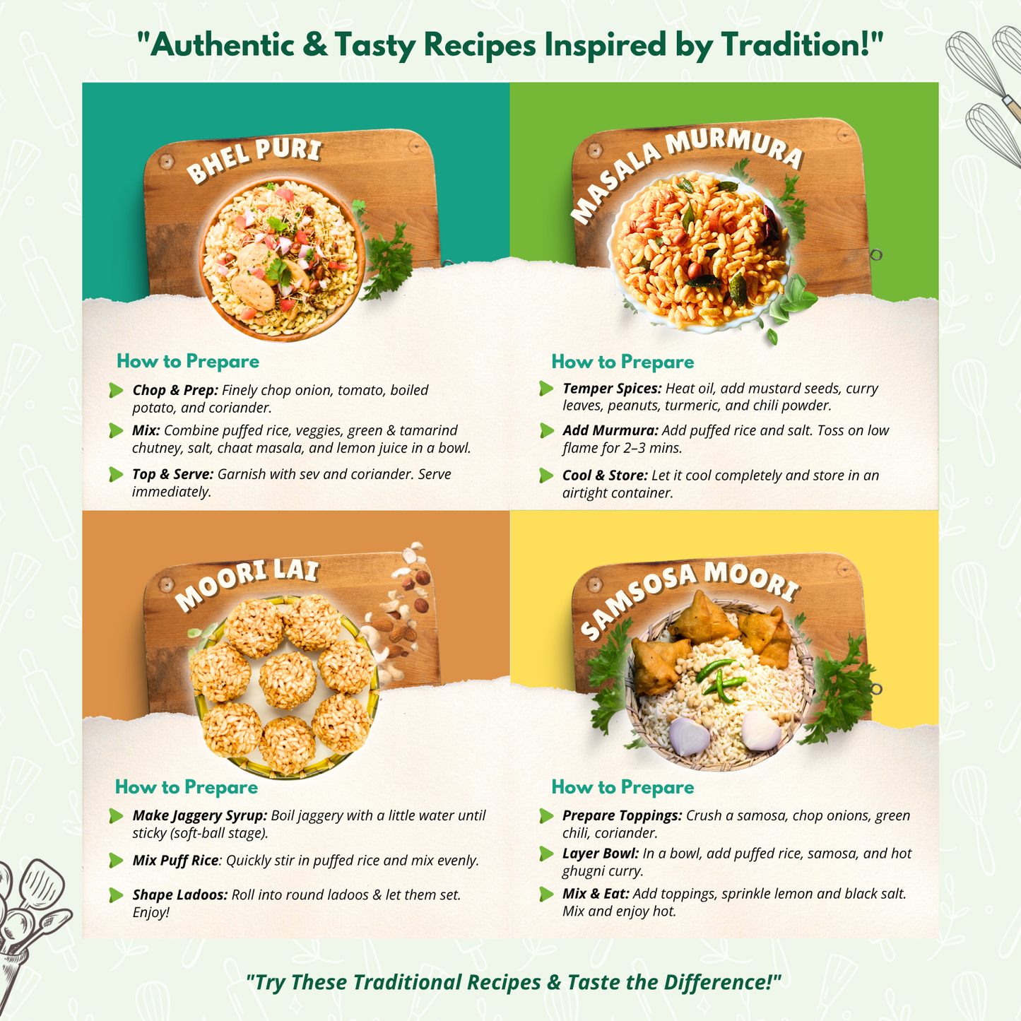 Plain Moori Puffed Rice Murmura Muri Bhel | Light Crunchy SMART Snack