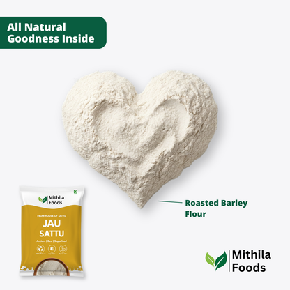 Authentic Jau Sattu | High-Fiber Barley Sattu