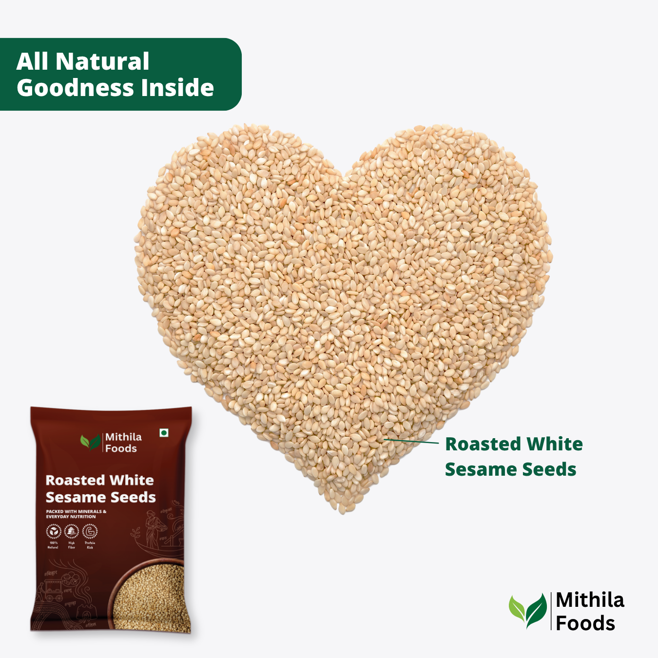 Roasted White Sesame Seeds | Premium Safed Til