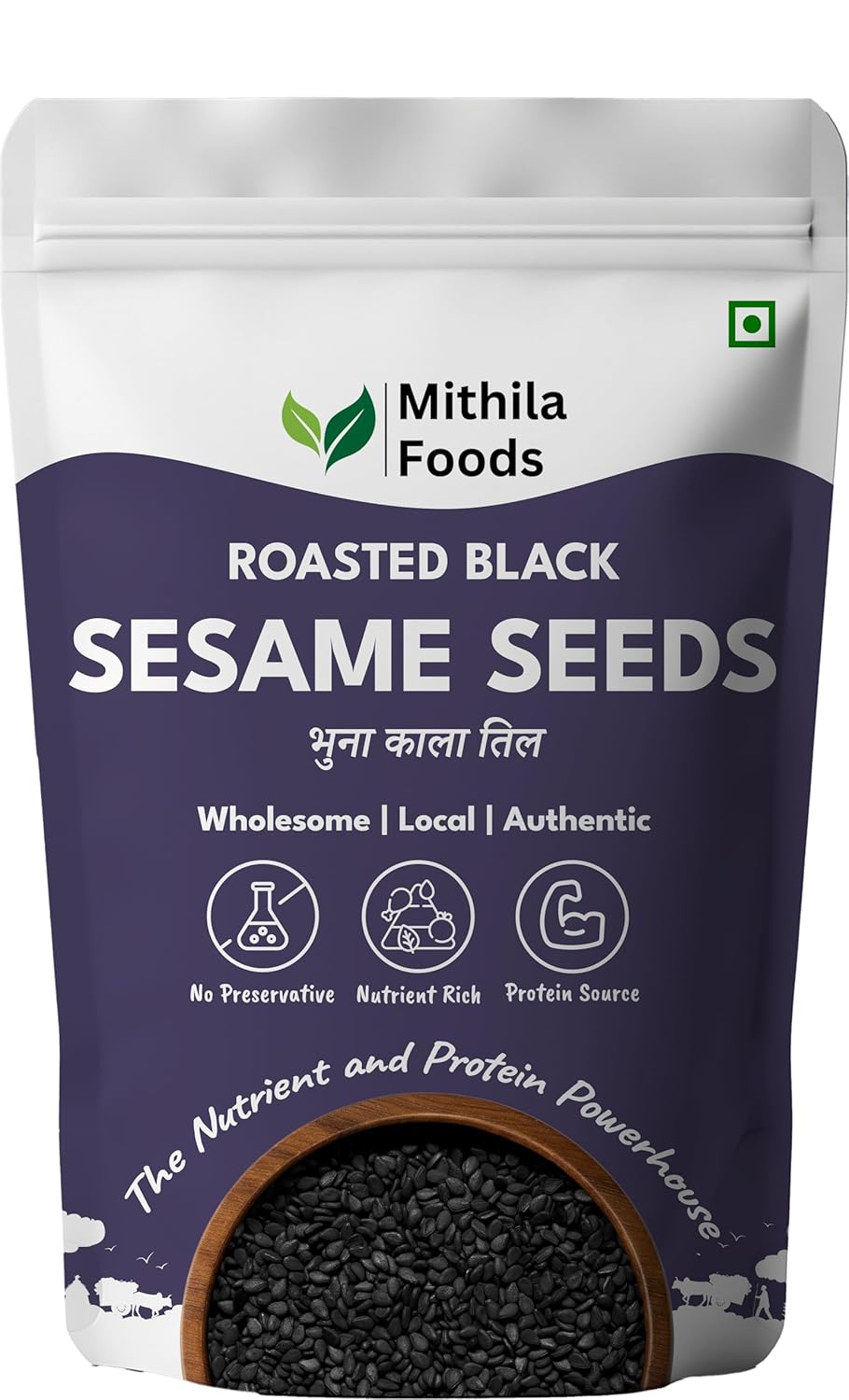 Roasted Black Sesame Seeds | Premium Kaala Til