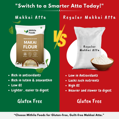 Makai Atta | Gluten-Free Maize Flour | High Fibre, No Preservatives