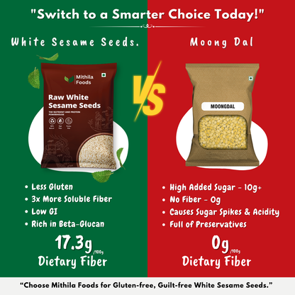 White Sesame Seeds | Premium Safed Til Superfood