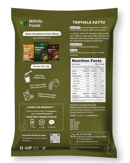Triphala Sattu | Chana Sattu + Triphala Rasayana