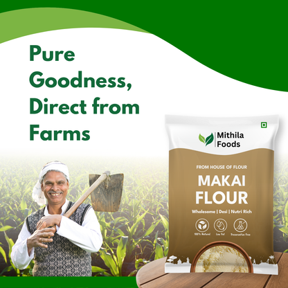 Makai Atta | Gluten-Free Maize Flour | High Fibre, No Preservatives