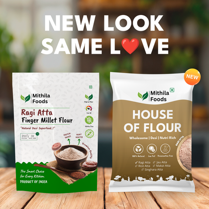 Ragi Atta finger millet flour high calcium protein packet