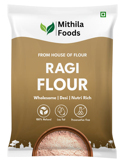 Ragi Atta finger millet flour high calcium protein packet
