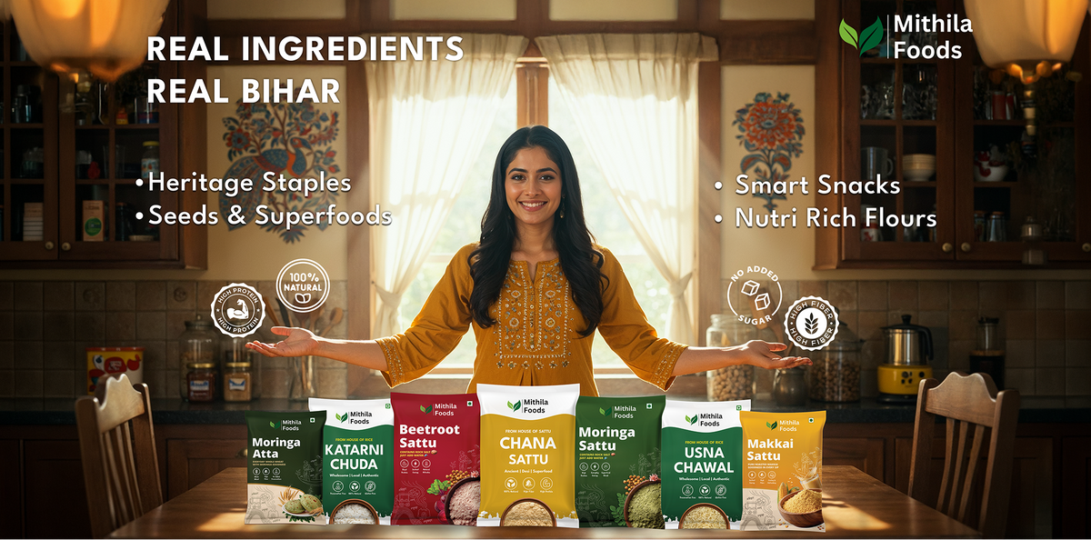 Mithila Foods — Real Ingredients, Real Bihar