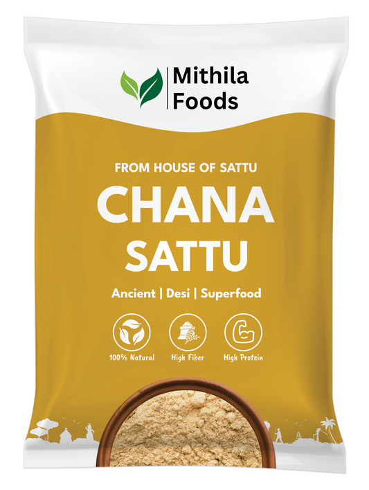 Authentic Chana Sattu | 100% Fresh Roasted Gram Channa Flour