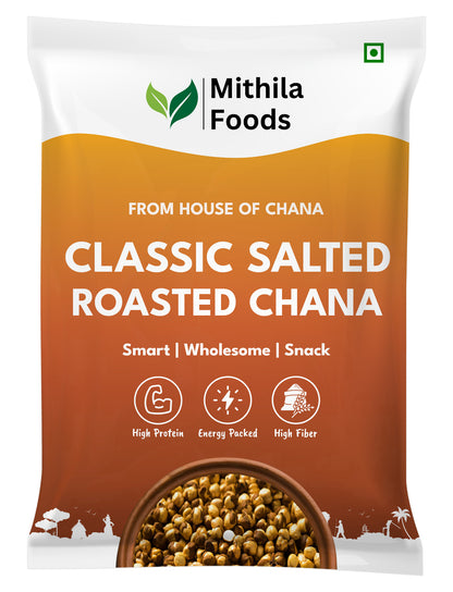 Plain roasted desi chana whole chickpeas high protein snack