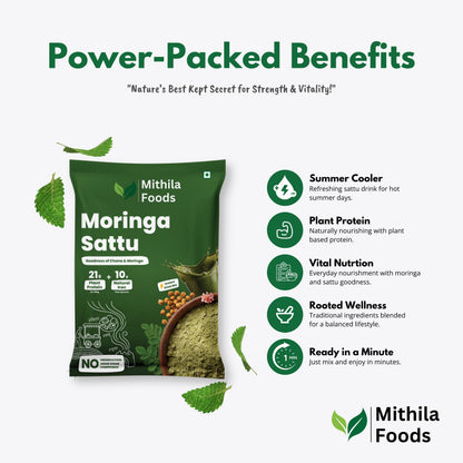 Moringa Sattu | Ready-to-Drink High Protein Superfood