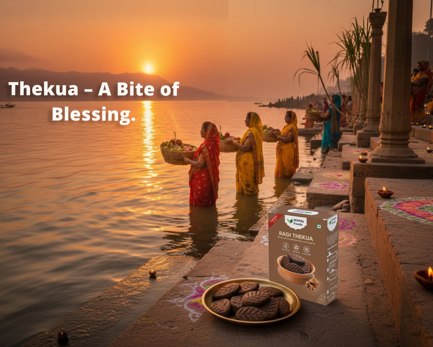 Bihari Ragi Thekua | Finger Millet Thekua with Jaggery & Desi Ghee | No Added Sugar