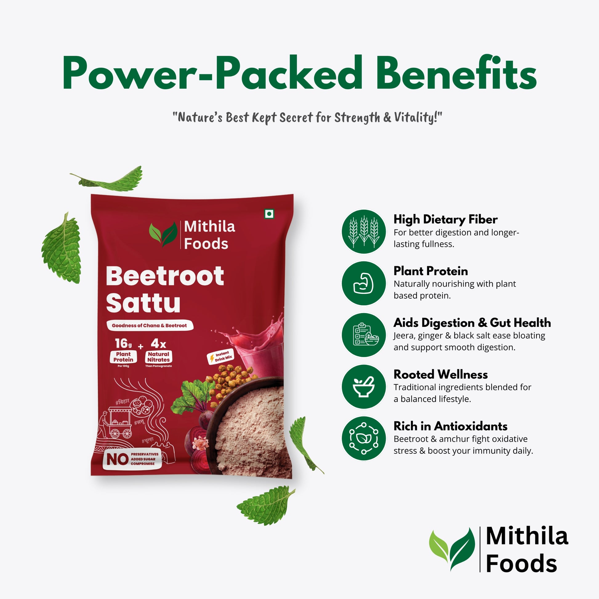 Beetroot Sattu benefits: high fibre, plant protein, skin and digestion support, cardiac wellness, antioxidants