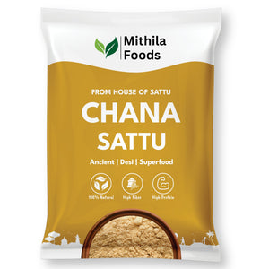Authentic Chana Sattu | 100% Fresh Roasted Gram Channa Flour