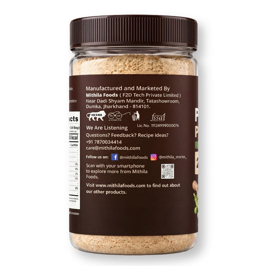 Pea Isolate Sattu | 23g Protein Per Portion | Pea Protein Isolate + Sattu Blend