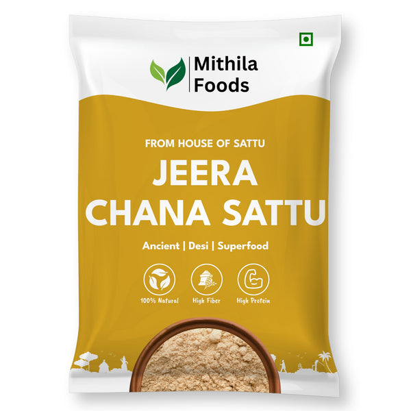 Authentic Jeera Chana Sattu | Roasted Gram Chana Flour with Powdered Cumin