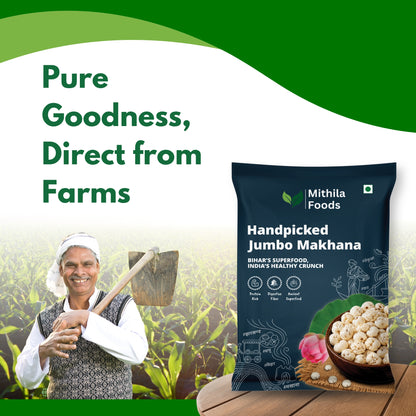 Jumbo Hand-picked Phool Makhana | 100% Natural Foxnuts | Lotus Seeds