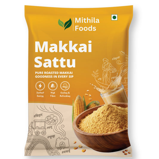 Makkai Sattu | Roasted Maize (Corn) Makai Sattu Powder