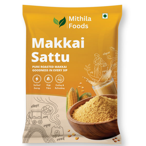 Makkai Sattu | Roasted Maize (Corn) Makai Sattu Powder
